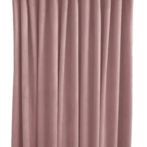 Sammetsgardin Nina Royal Rosa 140x300cm Rabatter