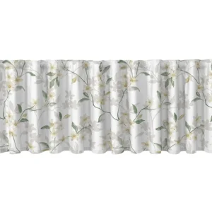 Rea Blommig Gardinkappa Redlunds Gertrud Gul 50x250cm
