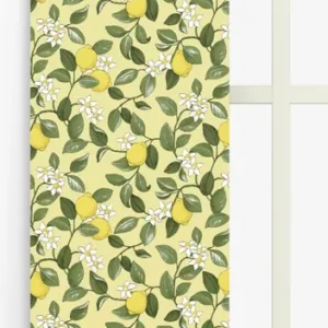 Reapris Panelgardin Arvidssons Textil Citronlycka Gul 43x240cm 2-Pack
