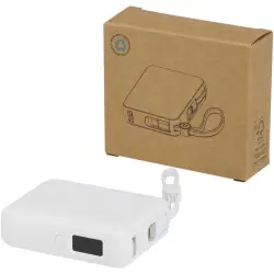 Acrux 10 000 mAh 35 W powerbank för surfplattor med inbyggd Type-C-kabeltillverkad av återvunnen p Nyhet