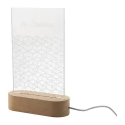 Woodify Trofé med LED-ljus, anpassad form Erbjudandepris
