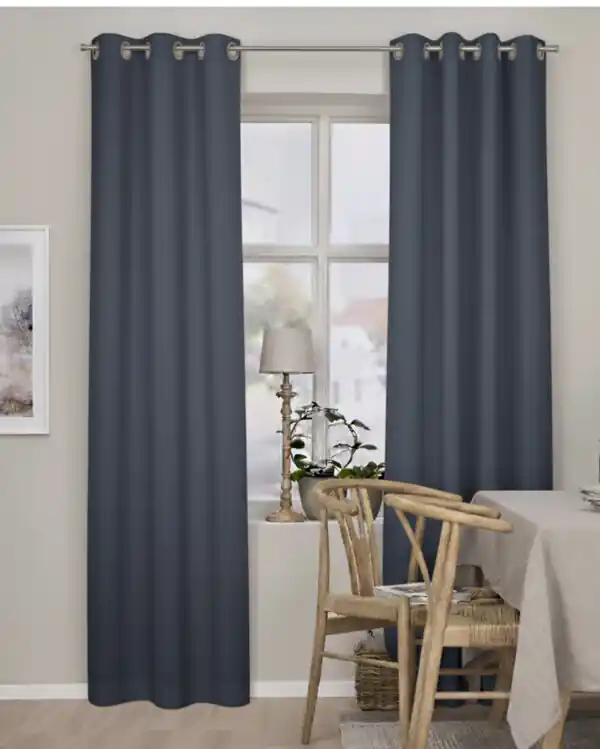 Kampanjpris Öljettlängd Brooklyn enfärgad 2-pack