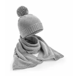 Knitted Scarf and Beanie Gift Set risnedsättning