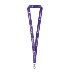 WINDSOR. SET Lanyard SUBLIMATION Long II (20 mm) i återvunnen polyester (100 % rPET) med 20 mm karbi Rea