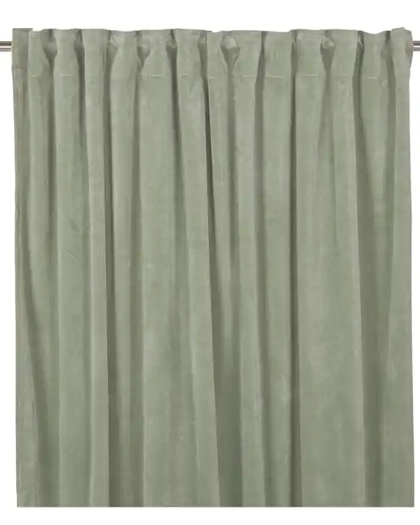 Billig Multibandslängd Esther enfärgad sammet 135x300cm 2-pack