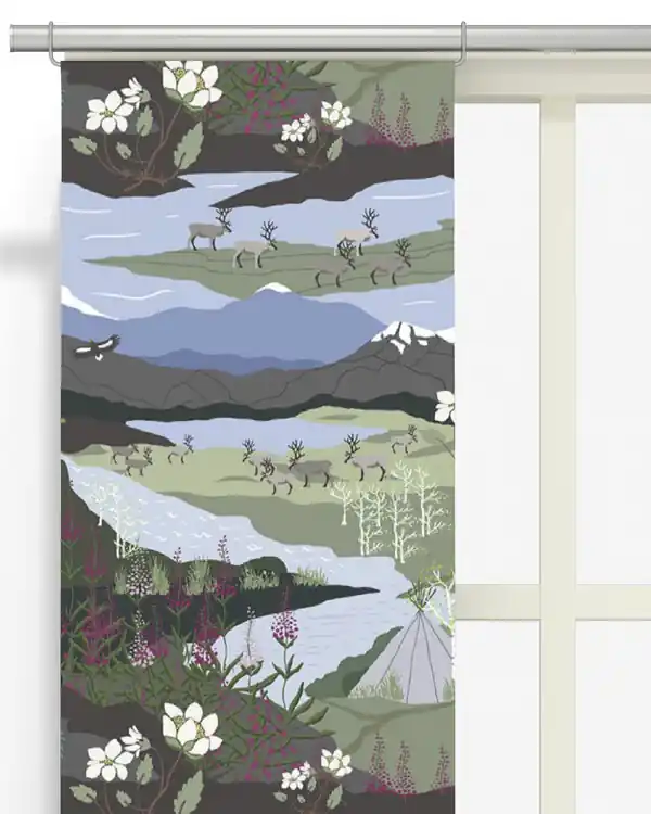 Panellängd Digitaltryck Fjällvandring 2-Pack Nedsatt pris