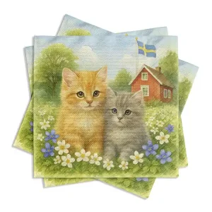 Fynd Servetter Sommarkatter
