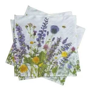 Servetter Sommarblommor Extra rabatt