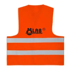 Reflexväst vuxen orange Lågt pris