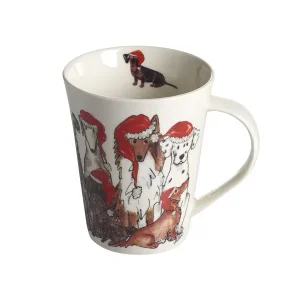 Julmugg porslin hundar 1-pack Populär