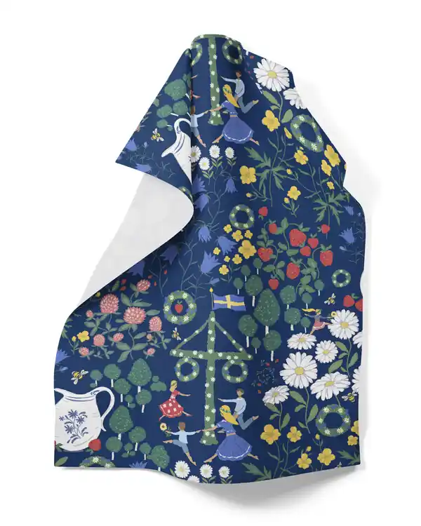 Rabatter Kökshandduk Midsommardans