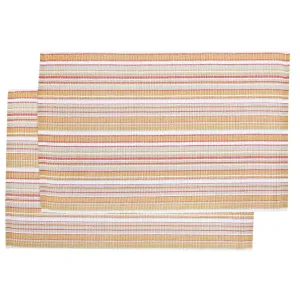 Outlet Bordstablett Jonas med ränder 2-pack