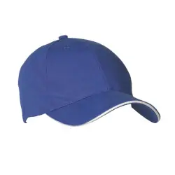 Baseball Cap m/kontrast Extra rabatt