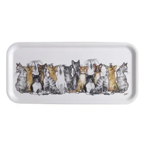 Säker betalning Bricka med handritat motiv Katt
