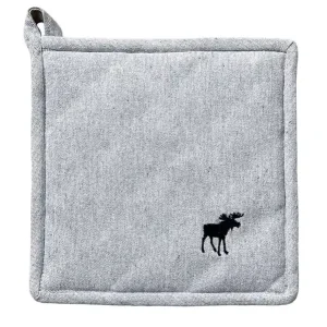Handla nu Grytlapp Helge med broderat motiv 1-pack återvunnen