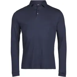 Pima Cotton Long Sleeve Polo Populärt val