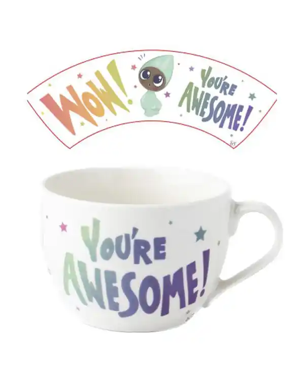 Billig Porslinsmugg You're Awesome 1-pack