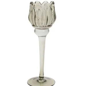 Billig Ljusstake Tulpan av glas