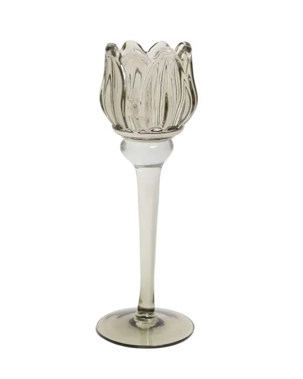 Billig Ljusstake Tulpan av glas