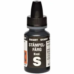 Röd Stämpelfärg Kvalitet S 10ml Expressleverans