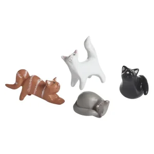 Billigare Prydnadsdekoration katter 4-pack
