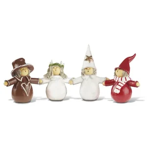 Köp online Juldekoration Luciatåg 4 Figurer