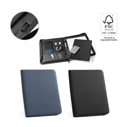 EMERGE FOLDER. A4-mapp i återvunnen polyester (100% rPET) 300D med dragkedja I lager