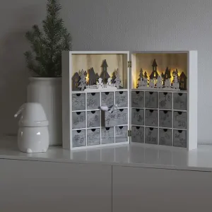 Säker betalning Adventskalender Siluett LED