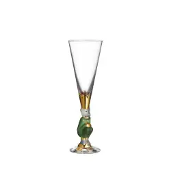 Endast denna vecka Orrefors The sparkling devil champagneglas grön 19cl