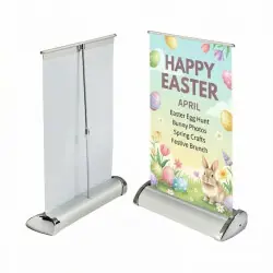 Kundfavorit Desktop Roll-up Banner Mini Roll-up Banner A3 Desktop Display Stand
