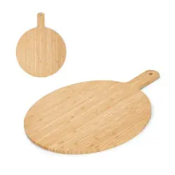 Billigare CHEESANO. Rund skärbräda i bambu