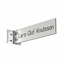 Flaggskylt 213x50 mm - Plan, Silver Plast Endast denna vecka