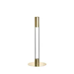 Begränsat erbjudande Orrefors Lumiere ljusstake guld 265mm