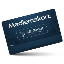 Plastkort dubbelsidigt tryck Bästa pris