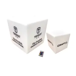 LED Cube RGB med tryck Reapris