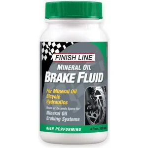 I lager Skivbromsolja Finish Line Mineral Brake Fluid 120ml
