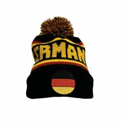 Populärt val Stickad Mössa Pom Pom Germany