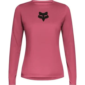 Cykeltröja Fox W Ranger LS Jersey Head Berry Kampanjpris