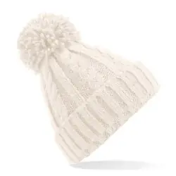 Köp nu Cable Knit Melange Beanie