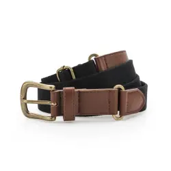 Billig Faux Leather & braid belt