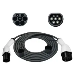 Sinox EV-laddningskabel mode 3. 32A 3 faser. 5m. Svart Begränsat erbjudande