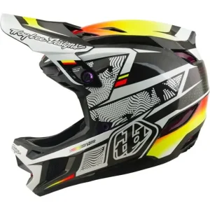 Cykelhjälm Troy Lee Designs D4 Carbon Helmet Mips Lined Up Black Snabb frakt