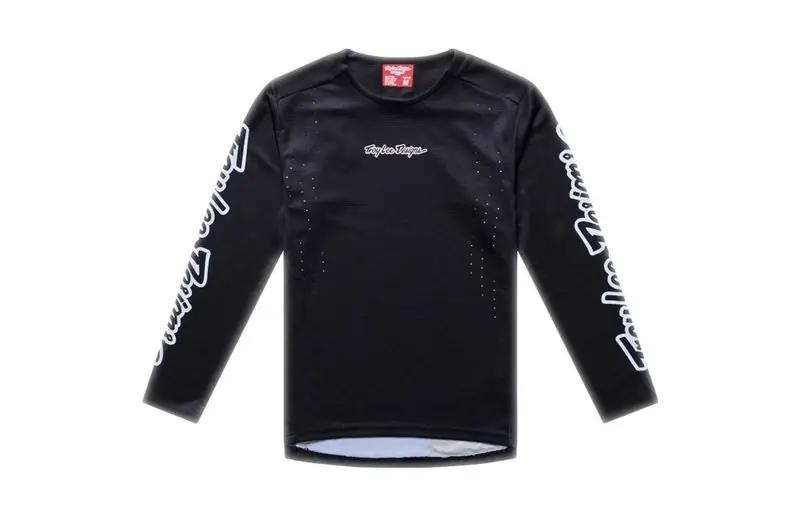 Beställ nu Cykeltröja Troy Lee Designs Youth Sprint Pro Jersey Mono Black