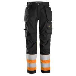 Varselbyxa med stretch och hölsterfickor klass 1, dam Lägg i varukorgen
