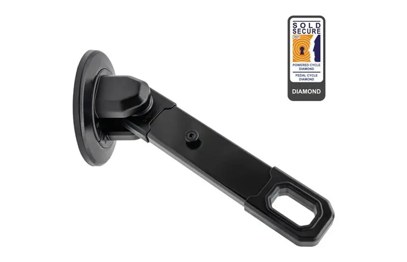 Tillbehör cykellås HIPLOK AX1000 Wall/floor lock Black Begränsat antal