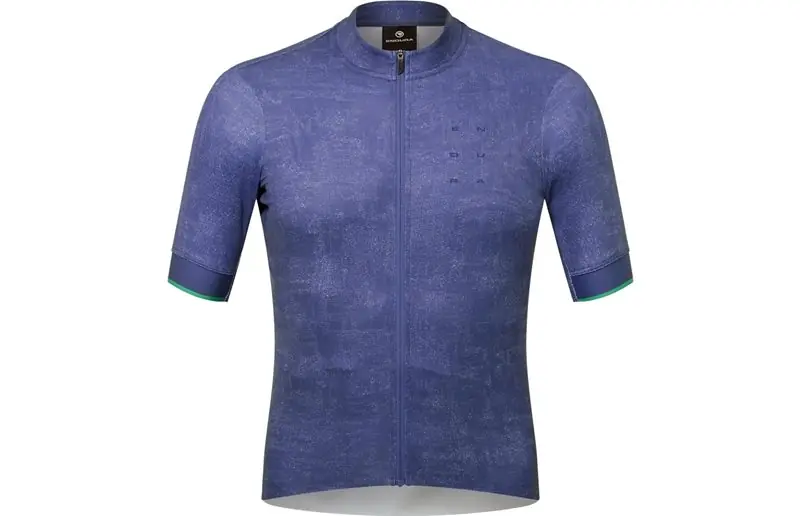 Cykeltröja Endura FS260 Print S/S Indigo Rock Populärt val