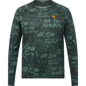 Cykeltröja Endura SingleTrack L/S Print Carbon Grey Fynd