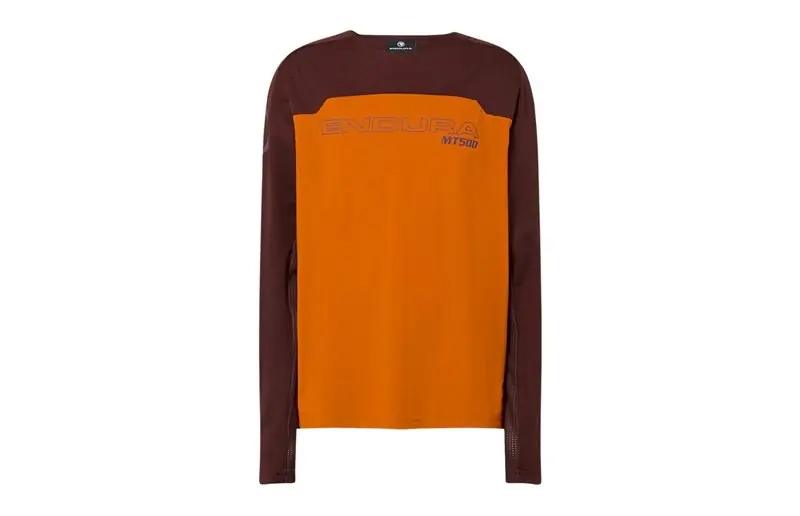 Nyhet Cykeltröja Endura Kids MT500 Burner L/S End Orange