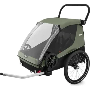 Erbjudandepris Cykelvagn Thule Courier Vintage Green