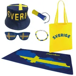 Beställ nu Supporterkit Sverige - Stora Strandpaketet